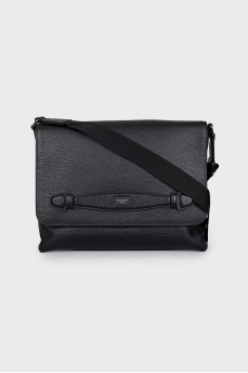 Men's Black Leather Bag