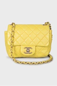 Leather Mini Flap Bag