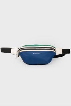 Banank bag is blue-green