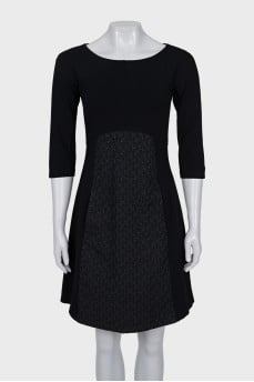Black dress with 3/4 sleeves