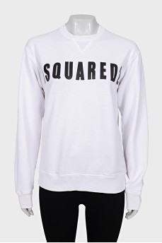 Sweatshirt with brand logo