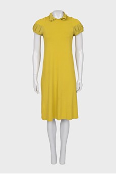 Short sleeve button down dress