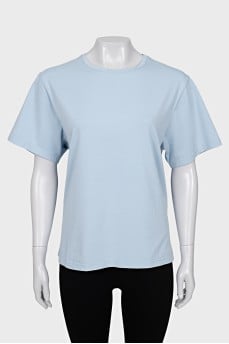 Light blue straight cut t-shirt