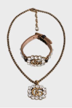 Set of bracelet and pendant