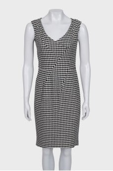 Black and white printed dress