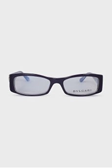 Rectangular frame with crystals
