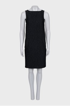 Textured straight dress