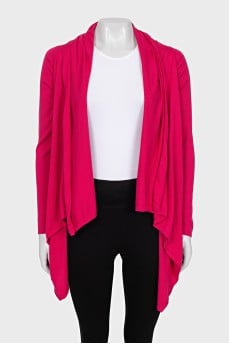 Loose-fitting cardigan without fastening