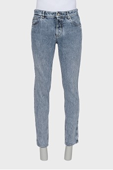 Чоловічі skinny fit джинси на гудзиках
