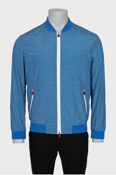 Men's printed windbreaker