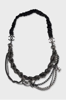 Silver chain necklace