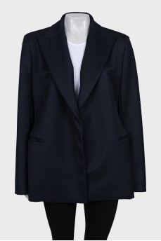 Blue striped jacket