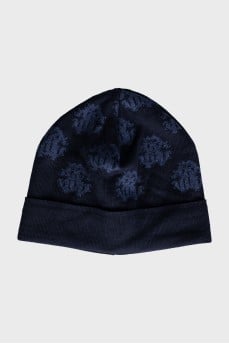 Men's wool hat with a cuff