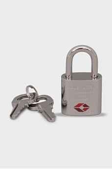 Lock with keys for a bag