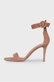 Portofino 105mm Suede Sandals