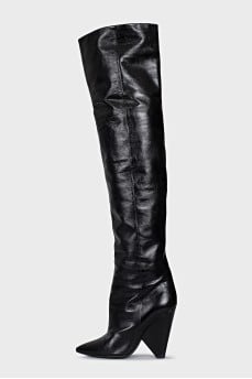 Niki Wedge Heel Over-the-Knee Boots