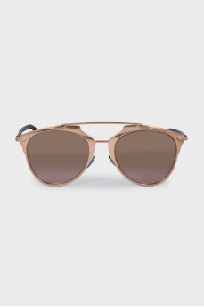 Sunglasses with blue temples