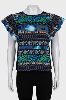 Шовковий топ by Kenzo x H&M
