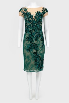 Midy's lace dress from mesh fabric