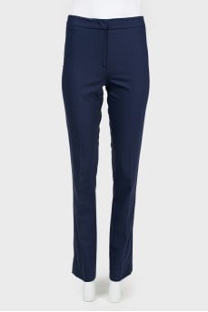 Pants straight classic high rise