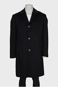 Men's wool coat with tag