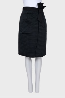 Skirt with a relief pattern