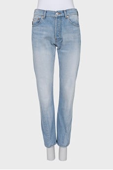 Блакитні джинси straight fit