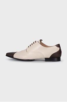 Men's leather lace-up shoes
