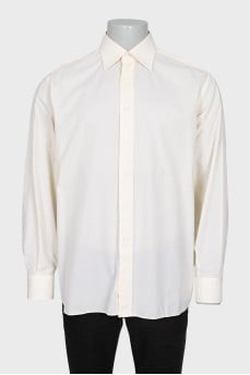Men's straight yellow shirt