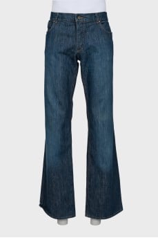 Men's flared jeans