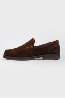 Men's loafers with fur
