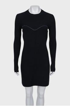 Black dress with long sleeves