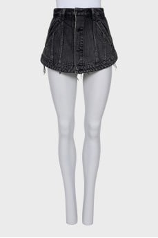 Denim shorts