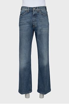 Men's wide-leg jeans