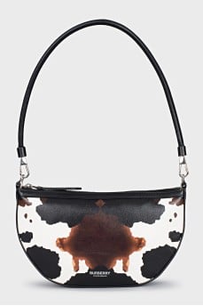 Animal print canvas bag