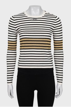 White striped jumper