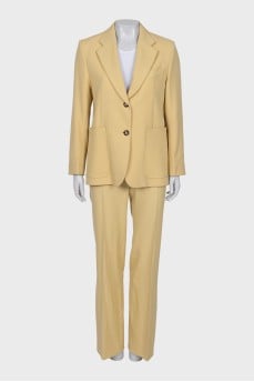 Wool suit consisting of trousers and a jacket
