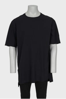 Чоловіча чорна oversize футболка