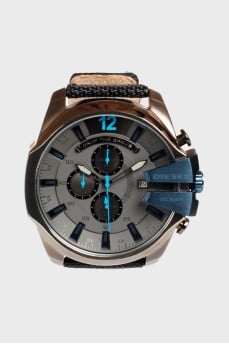 Men's watches with a graphite color dial with a tag