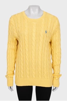 Straight-cut jumper with textured knit