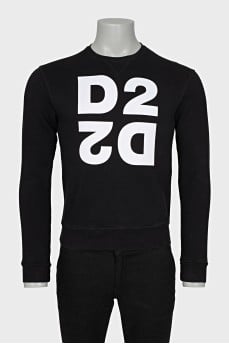 Men's sweatshirt with brand logo