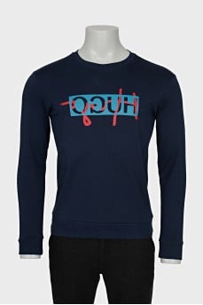 Men's blue sweatshirt