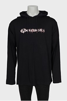 Men's oversized hoodie with print