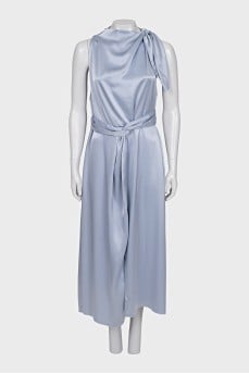 Blue sleeveless dress