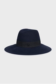 Blue hat