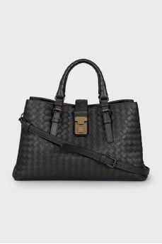 Roma woven leather bag