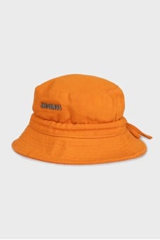Orange Panama Hat Le bob Gadjo