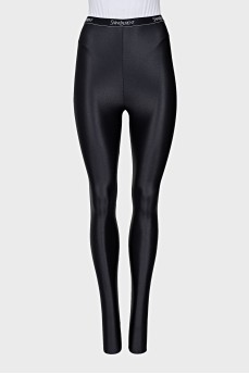 Black tights without elastic