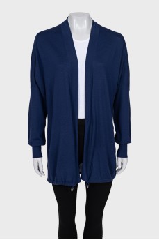 Blue cashmere cardigan