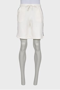 Men's sports shorts with tag